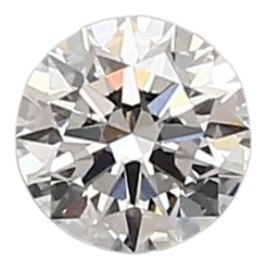 0.41 Carat D VVS2 Round Lab Diamond