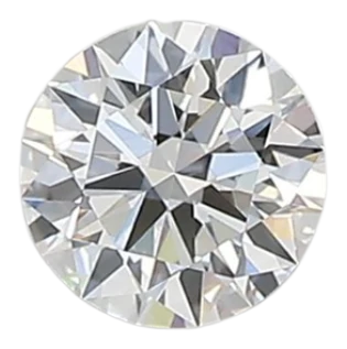0.41 Carat D VVS2 Round Lab Diamond