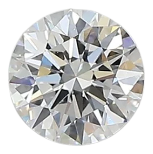 0.41 Carat D VVS2 Round Lab Diamond