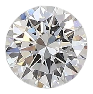 0.41 Carat D VVS2 Round Lab Diamond