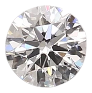 0.43 Carat D VVS2 Round Lab Diamond