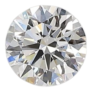 0.44 Carat D VVS2 Round Lab Diamond