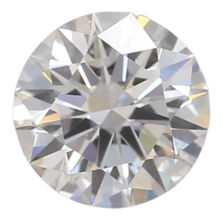 0.51 Carat D VS2 Round Lab Diamond