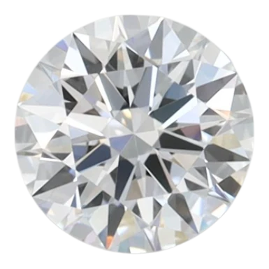 0.53 Carat D IF Round Lab Diamond