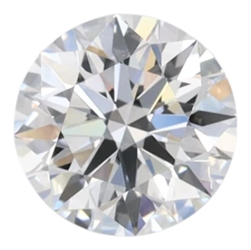 0.53 Carat D IF Round Lab Diamond
