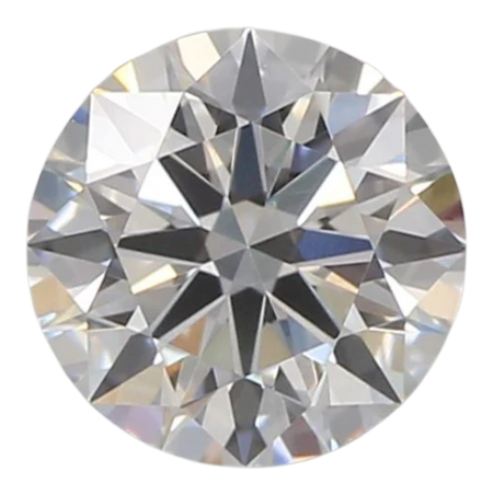 0.54 Carat D VVS2 Round Lab Diamond
