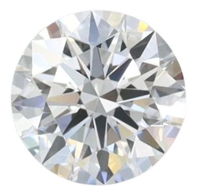 0.56 Carat D IF Round Lab Diamond