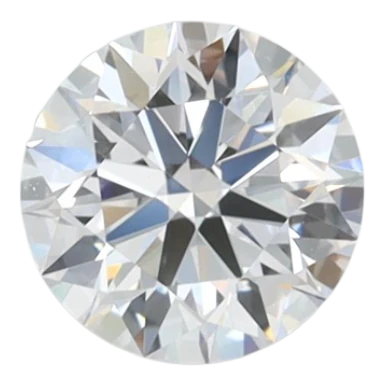 0.56 Carat D IF Round Lab Diamond