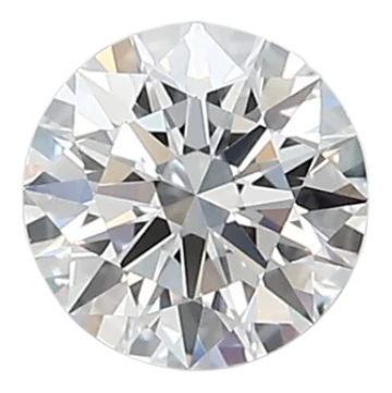 0.56 Carat D VVS2 Round Lab Diamond