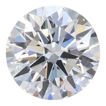 0.56 Carat D VVS2 Round Lab Diamond