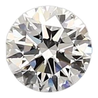0.56 Carat D VVS2 Round Lab Diamond