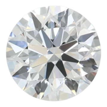 0.57 Carat D IF Round Lab Diamond