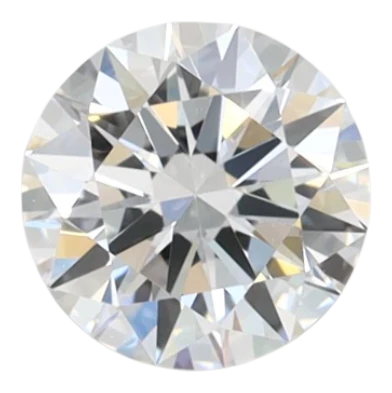 0.57 Carat D IF Round Lab Diamond