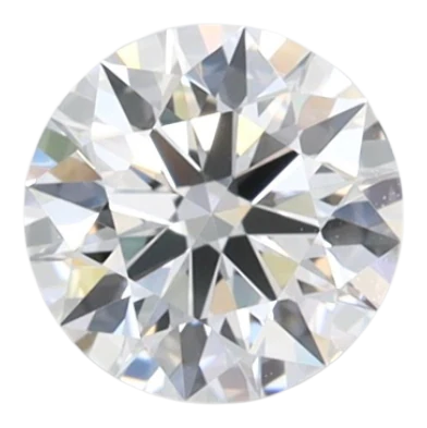 0.57 Carat D IF Round Lab Diamond