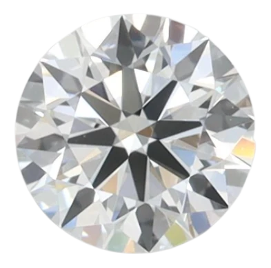 0.57 Carat D IF Round Lab Diamond