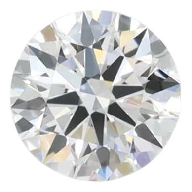 0.57 Carat D IF Round Lab Diamond