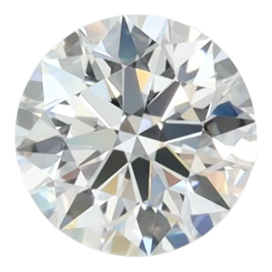 0.57 Carat D IF Round Lab Diamond