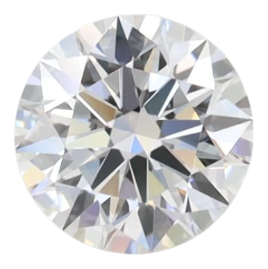 0.57 Carat D IF Round Lab Diamond