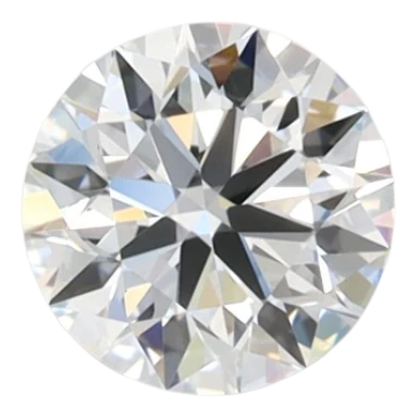0.57 Carat D IF Round Lab Diamond