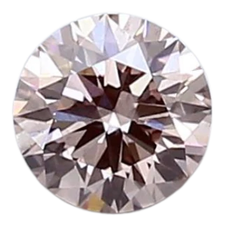 0.57 Carat Pink SI1 Round Lab Diamond