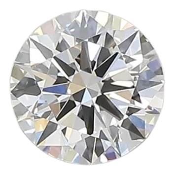 0.57 Carat D VVS2 Round Lab Diamond
