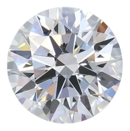 0.57 Carat D VVS2 Round Lab Diamond