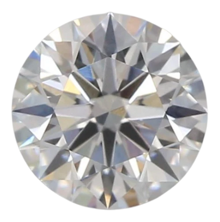 0.57 Carat D VVS2 Round Lab Diamond