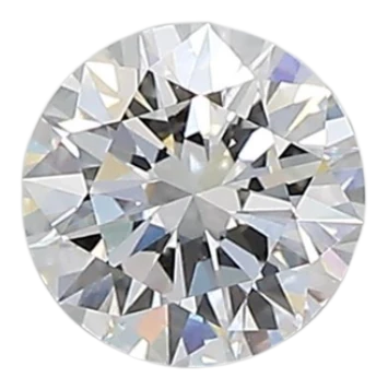 0.57 Carat D VVS2 Round Lab Diamond