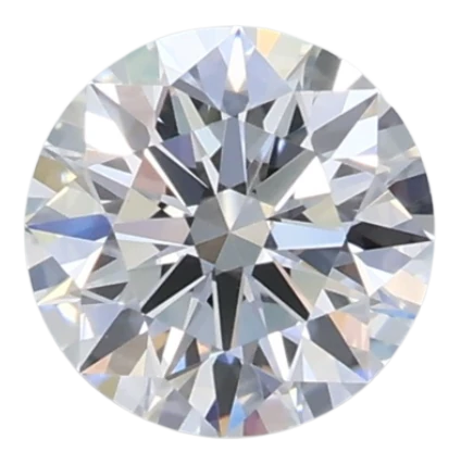 0.57 Carat D VVS2 Round Lab Diamond