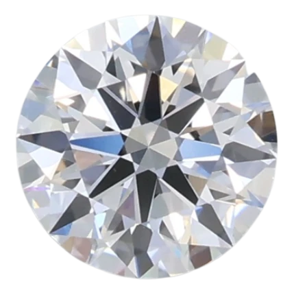 0.57 Carat D VVS2 Round Lab Diamond