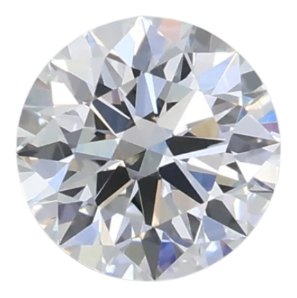 0.57 Carat D VVS2 Round Lab Diamond