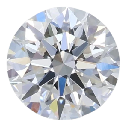 0.57 Carat D VVS2 Round Lab Diamond