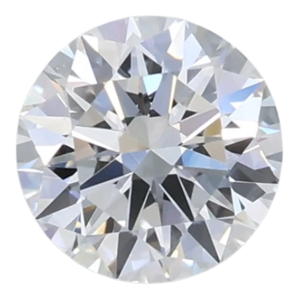 0.57 Carat D VVS2 Round Lab Diamond