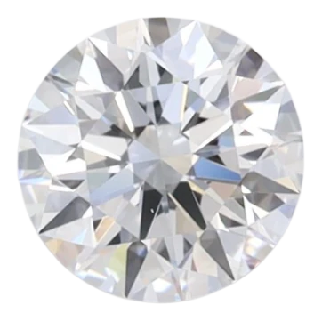0.58 Carat D IF Round Lab Diamond