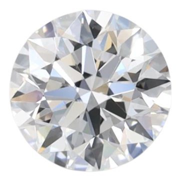 0.58 Carat D IF Round Lab Diamond