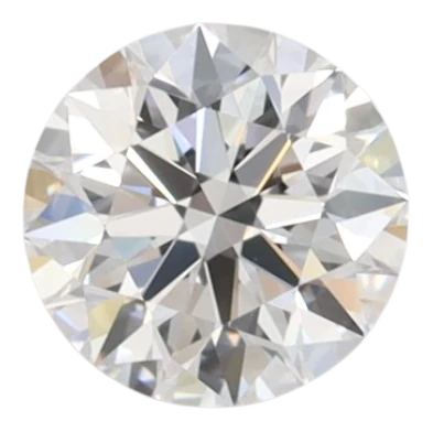 0.58 Carat D IF Round Lab Diamond