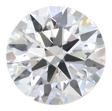 0.58 Carat D IF Round Lab Diamond