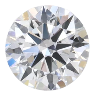 0.58 Carat D IF Round Lab Diamond