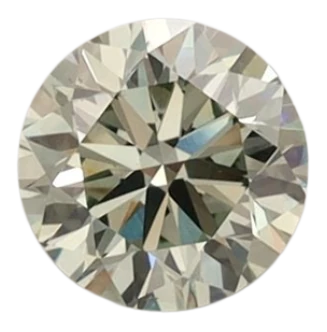 0.58 Carat Green VS2 Round Lab Diamond