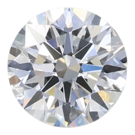 0.58 Carat D VVS2 Round Lab Diamond