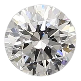 0.58 Carat D VVS2 Round Lab Diamond