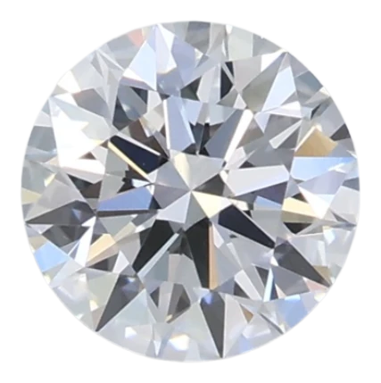 0.58 Carat D VVS2 Round Lab Diamond