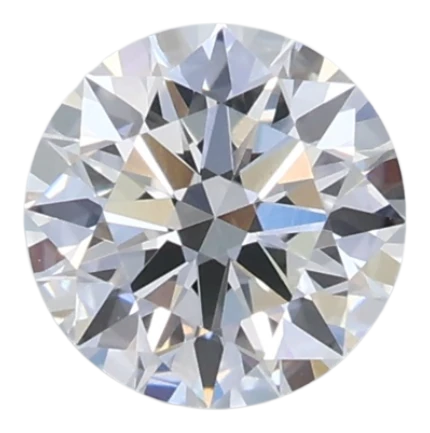 0.58 Carat D VVS2 Round Lab Diamond