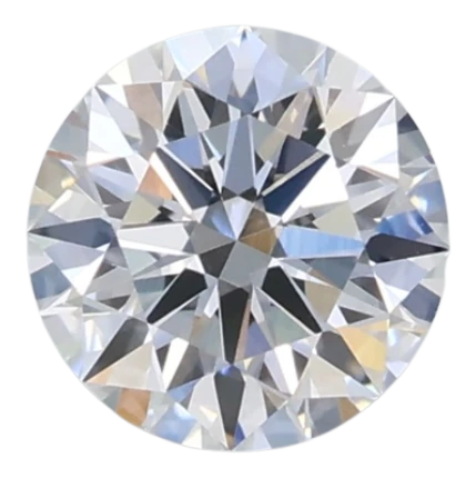 0.58 Carat D VVS2 Round Lab Diamond