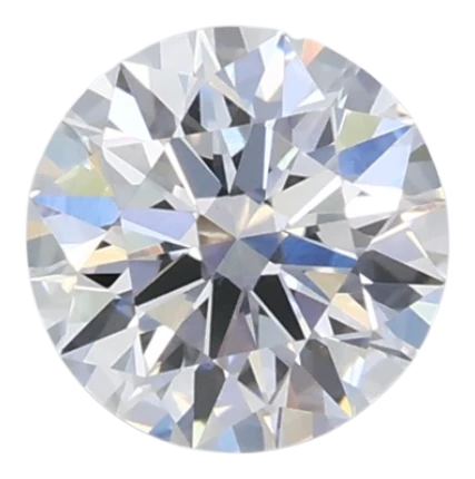 0.58 Carat D VVS2 Round Lab Diamond