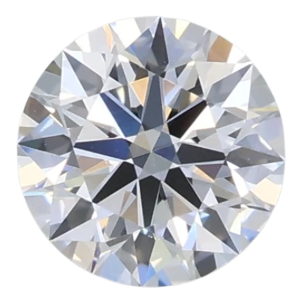 0.58 Carat D VVS2 Round Lab Diamond