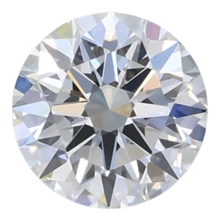 0.58 Carat D VVS2 Round Lab Diamond