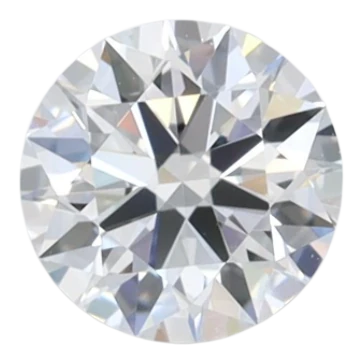 0.59 Carat D IF Round Lab Diamond