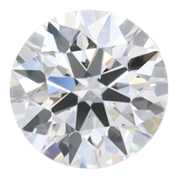 0.59 Carat D IF Round Lab Diamond