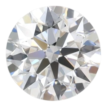 0.59 Carat D IF Round Lab Diamond